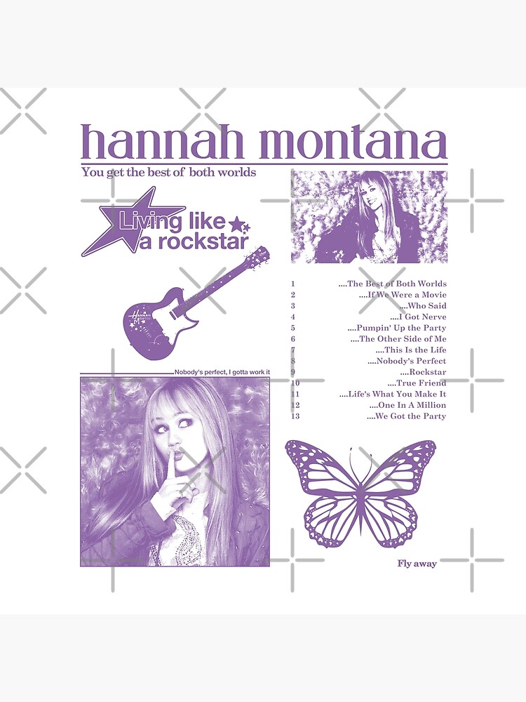 Hannah Montana Y2k Merch Throw Pillow - Image 2