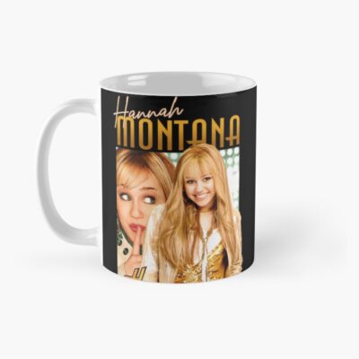 Alternative view of Hannah Montana Miley Cyrus Golden Poster Design Mug