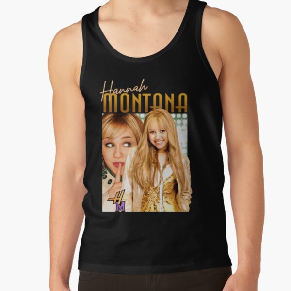 Hannah Montana Golden Retro Design Tank Top