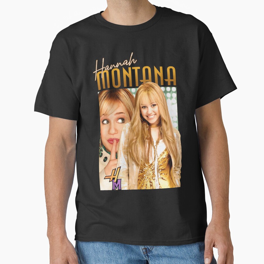 Hannah Montana Golden Retro Design T-shirt
