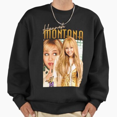 Hannah Montana Golden Retro Design Sweatshirt
