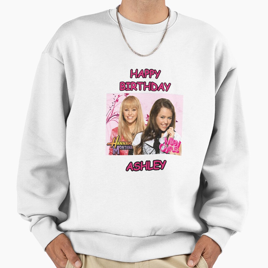 Hannah Montana Happy Birthday Sweatshirt - Image 2