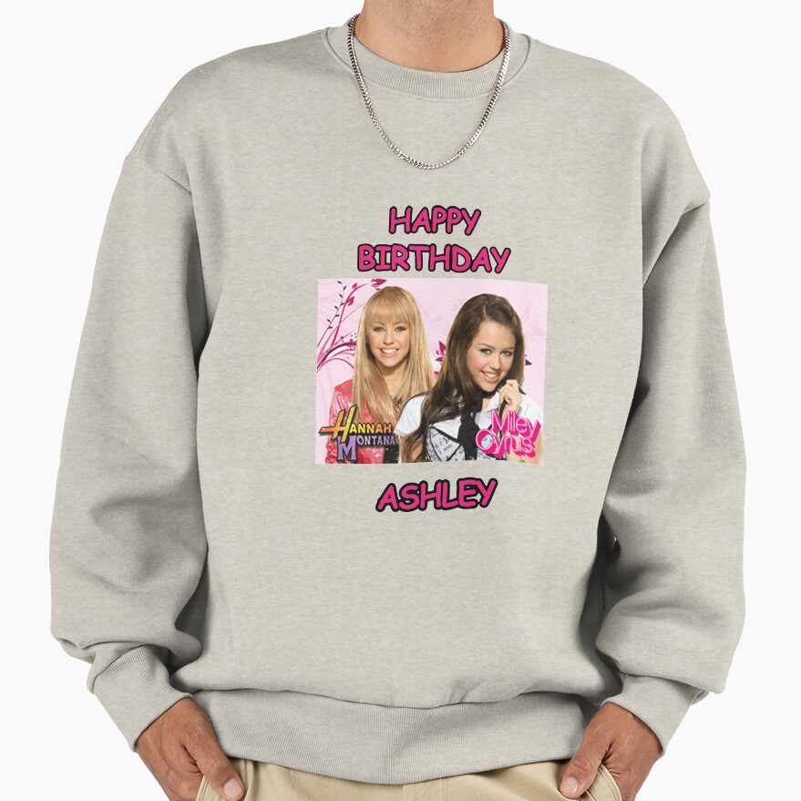 Hannah Montana Happy Birthday Sweatshirt - Image 3