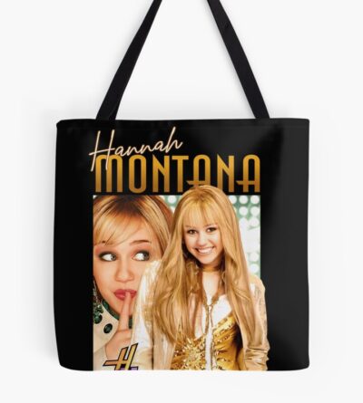 Hannah Montana Golden Vintage Design Tote Bag