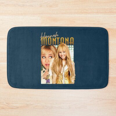 Hannah Montana Golden Vintage Design Bath Mat