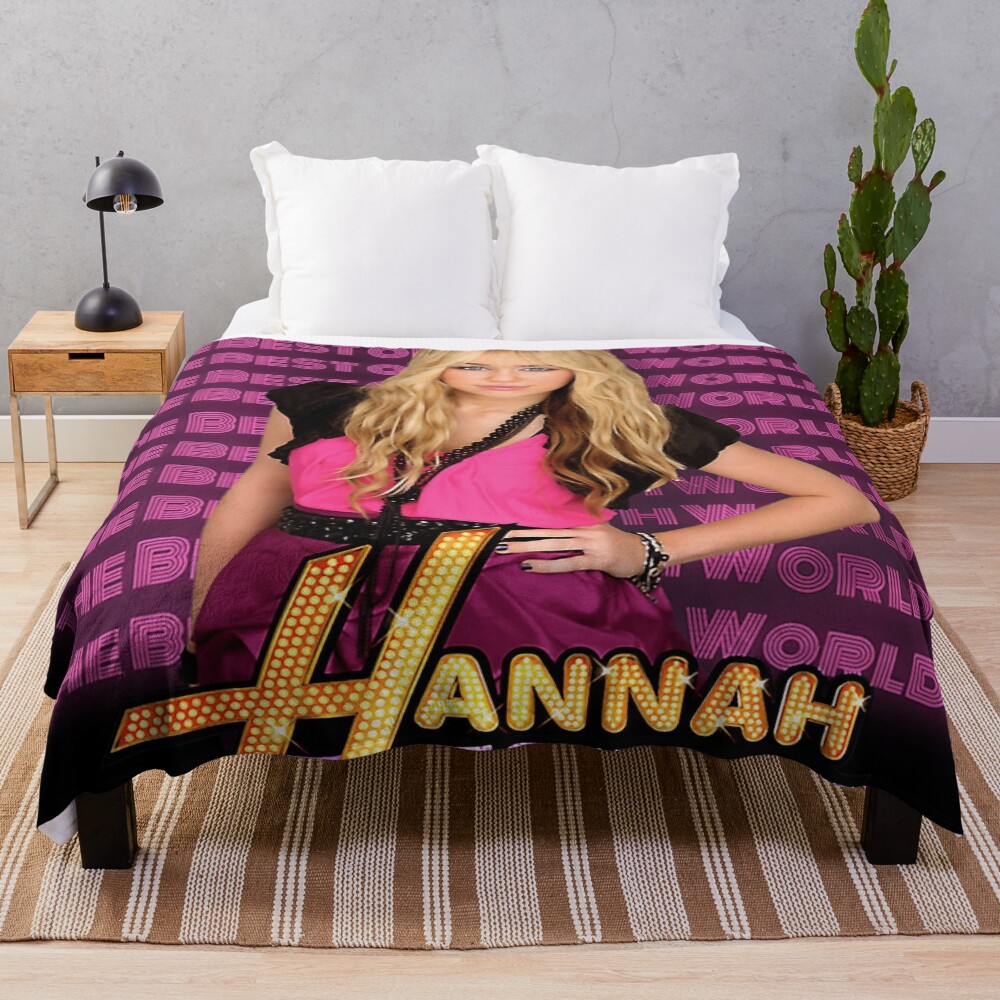 Hannah Montana Best Of Both Worlds Throw Blanket