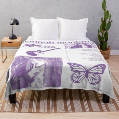 Hannah Montana Y2k Merch Throw Blanket