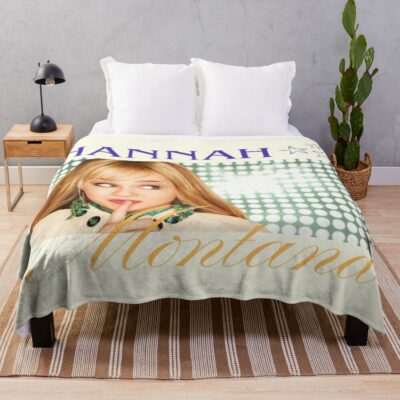 Hannah Montana Secret Pop Star Throw Blanket