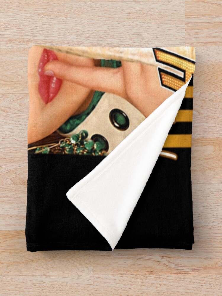 Hannah Montana Golden Vintage Design Throw Blanket - Image 2