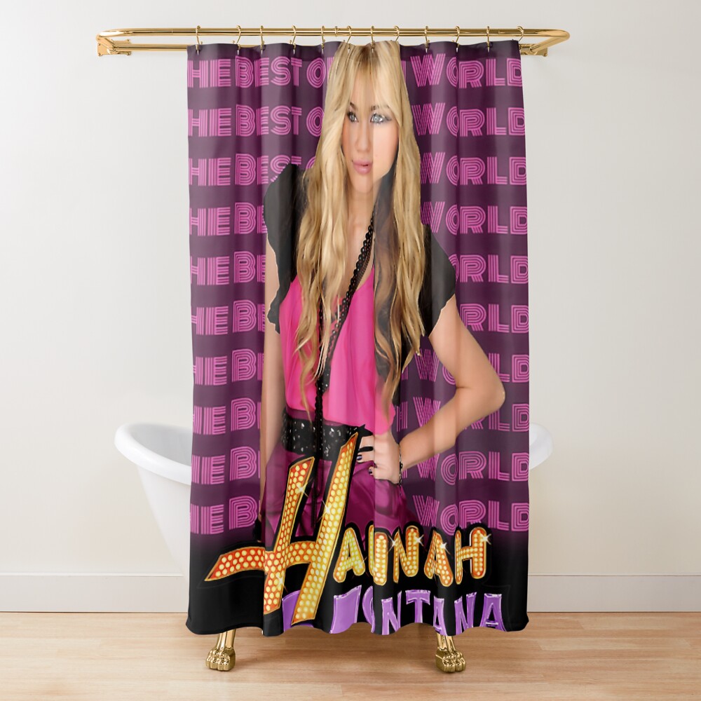 Hannah Montana Best Of Both Worlds Shower Curtain