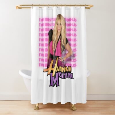 Hot Item Hannah Montana Classic Design Shower Curtain