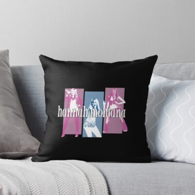 Hannah Montana Miley Vintage Throw Pillow