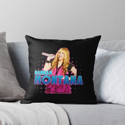 Best Selling Hannah Montana In Stage Throw Pillow