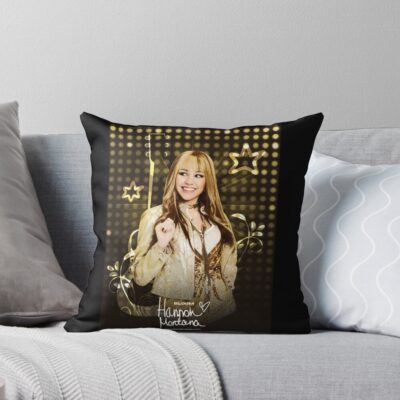 New Collection Hannah Montana Vintage Throw Pillow