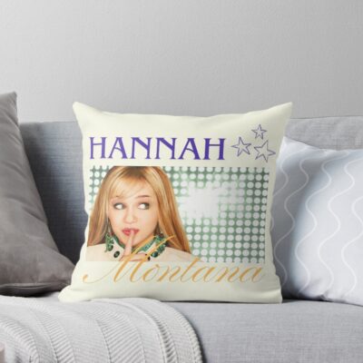 Hannah Montana Secret Pop Star Throw Pillow